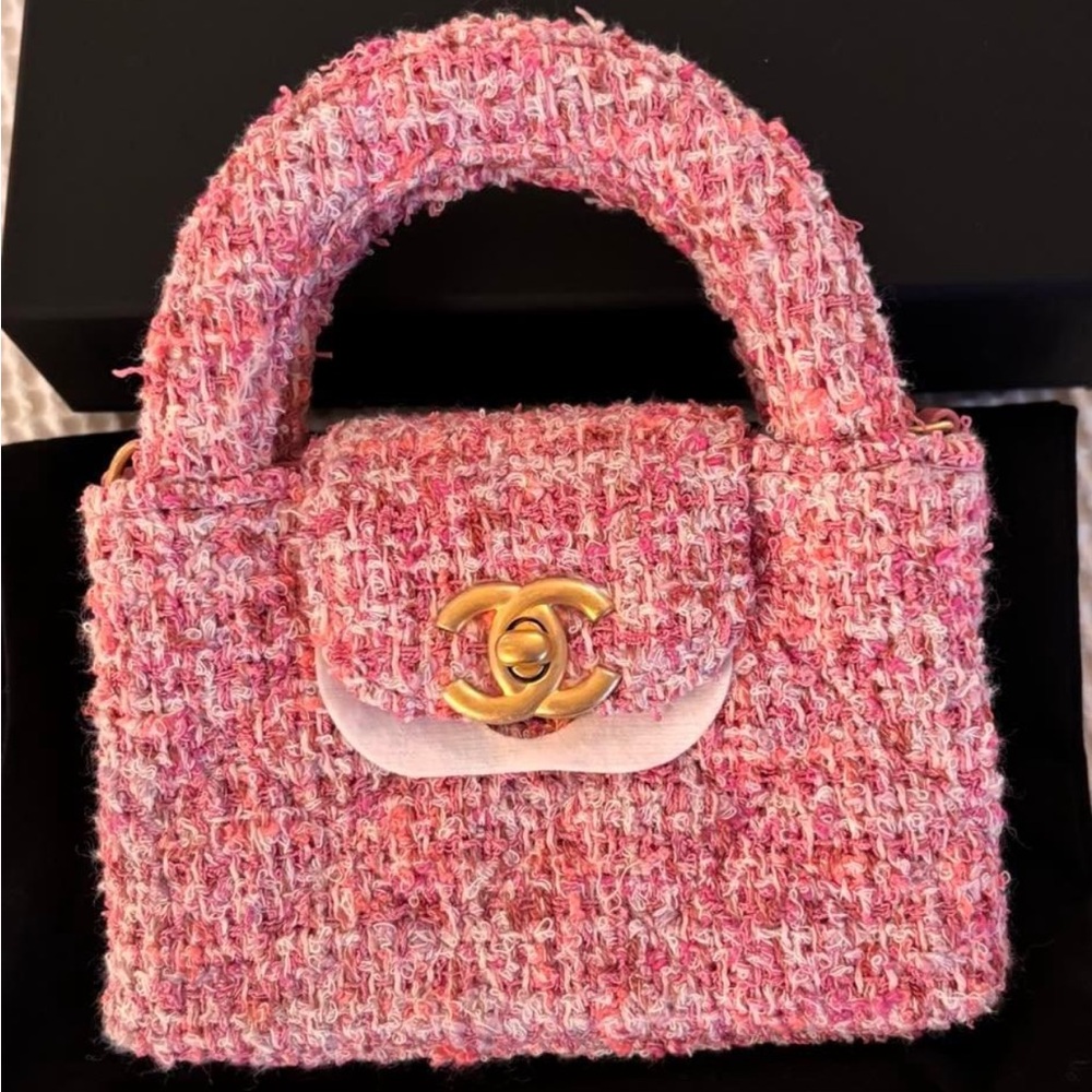 Chanel Kelly Nano Tweed